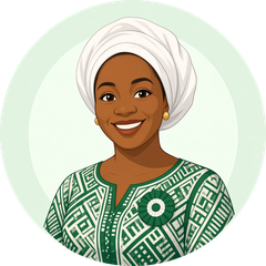 Cartoon portrait of the player character